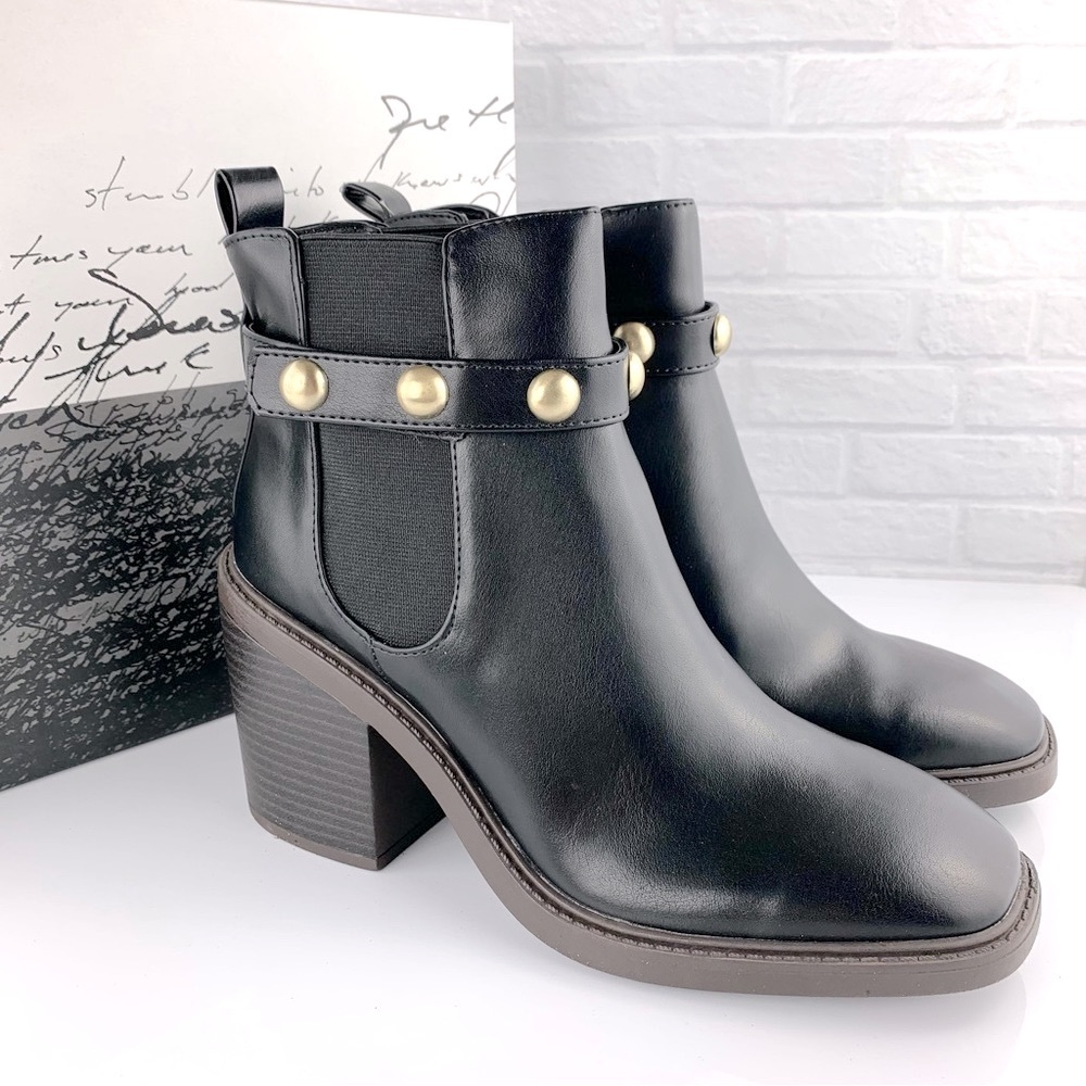 NEW! Kensie Karmela Stacked Heel Booties Size 9 $89